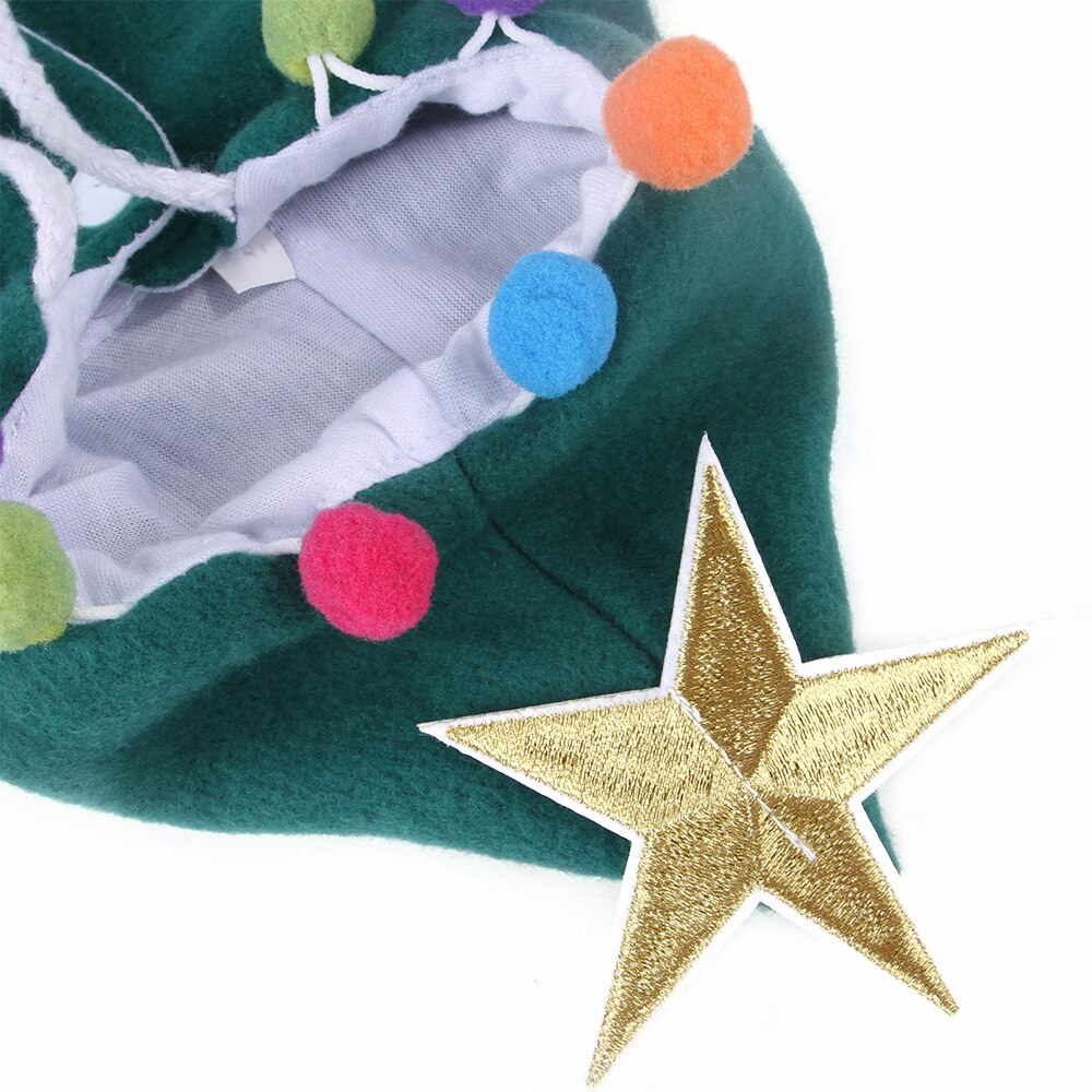Cape de noël à capuche pour chat, vêtement pour petit chat, carlin, animal de compagnie