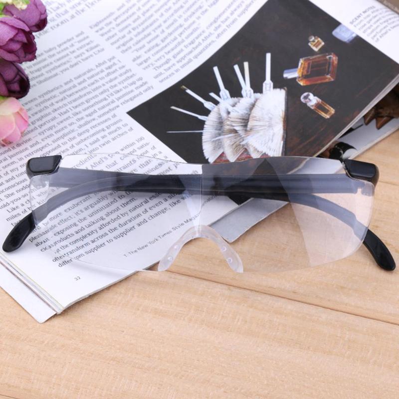 Portable Magnifying Glass 1.6X Frameless Eye Protection Magnifying Glasses Power Magnifier Knitting Magnifying Glass