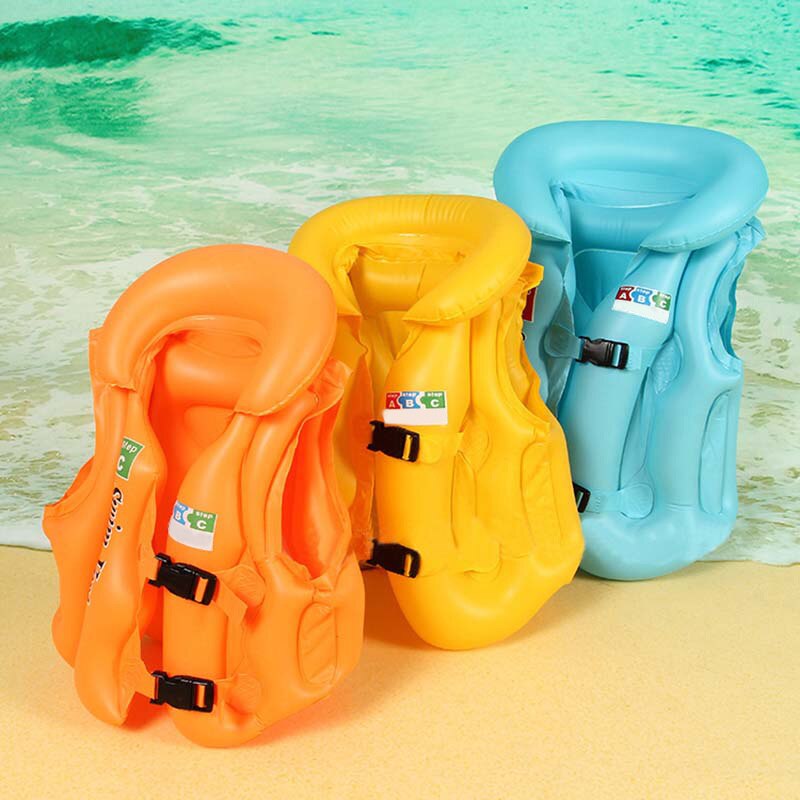 Baby Reddingsvesten Kids Pvc Float Opblaasbare Zwemmen Drijfvermogen Vest Zwemvest Zwemmen Aid Voor Tieners Leren Zwemmen Ring Aid