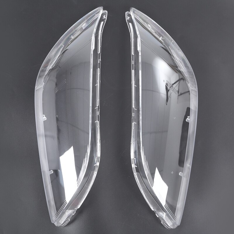 1 Pair Car Left & Right Front Headlight Cover Waterproof Clear Headlight Lens Shell Cover, for Mazda 3 2006