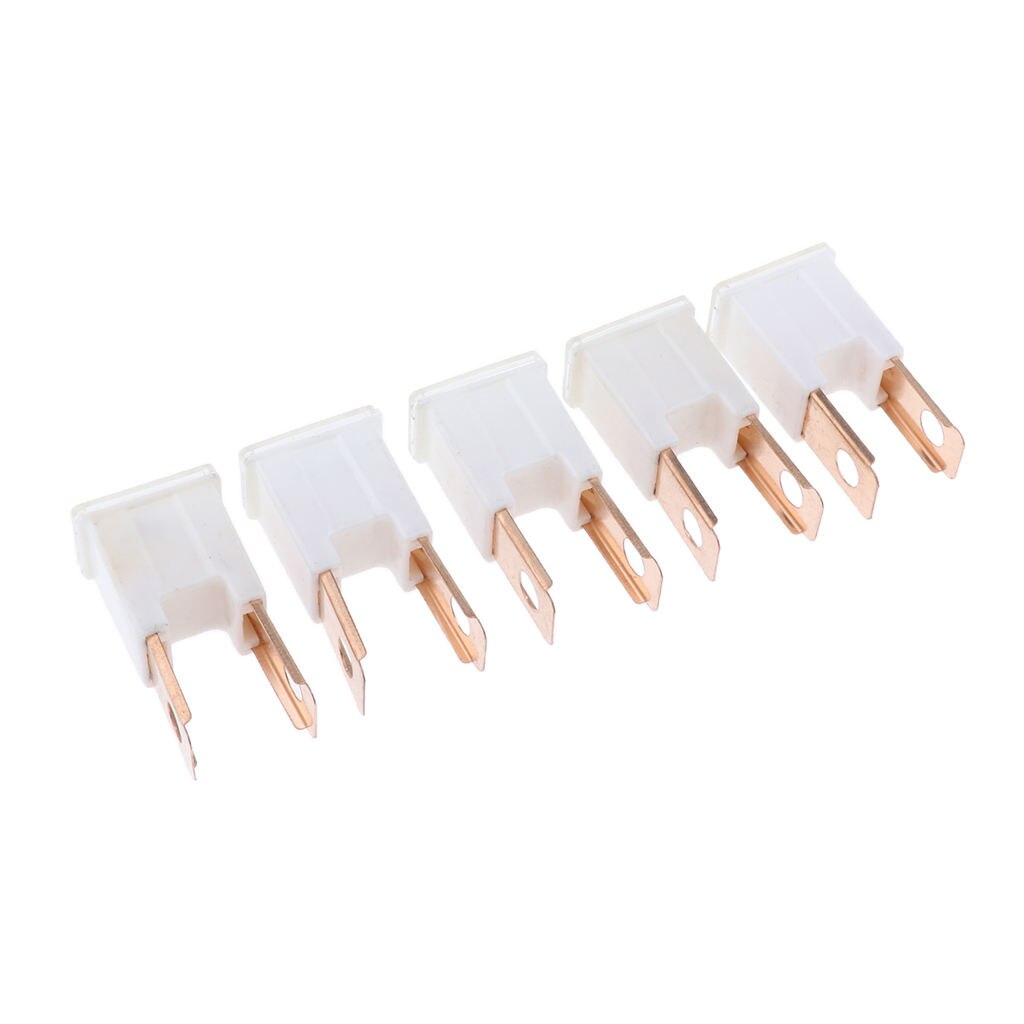 5 Pieces Replacement Car 32V 30A-120A Slow Blow Male PAL Straight Blade Fuses: Brown 120A