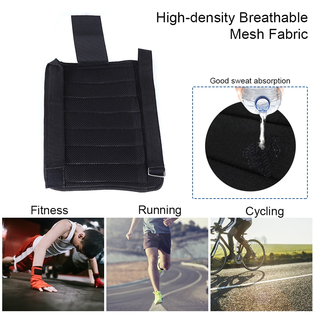 2PCS Jogging Sandbags Walking Running Adjustable Home Ankle Weights Leg Workout Equipment Weight Training with Magic Sticker