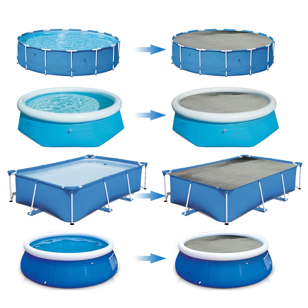 Cubierta de película aislante para bañera de hidromasaje, impermeable, a prueba de polvo, impermeable, a prueba de lluvia, con lona y resistente al desgaste