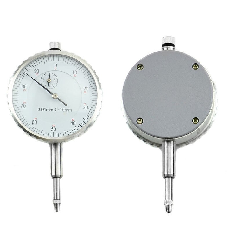 1 pieza 0-10mm indicadores de Dial de 0,01mm instrumento de medición de precisión calibrador de precisión de la herramienta Dial indicador