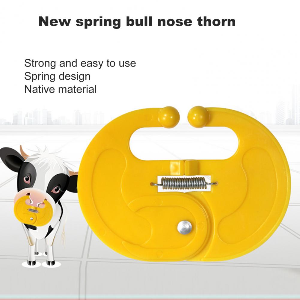 Elastische Veilig Textuur Koe Kalf Weaner Neus Doorn Stevige Kuit Neus Ring Fall-Proof Voor Farm