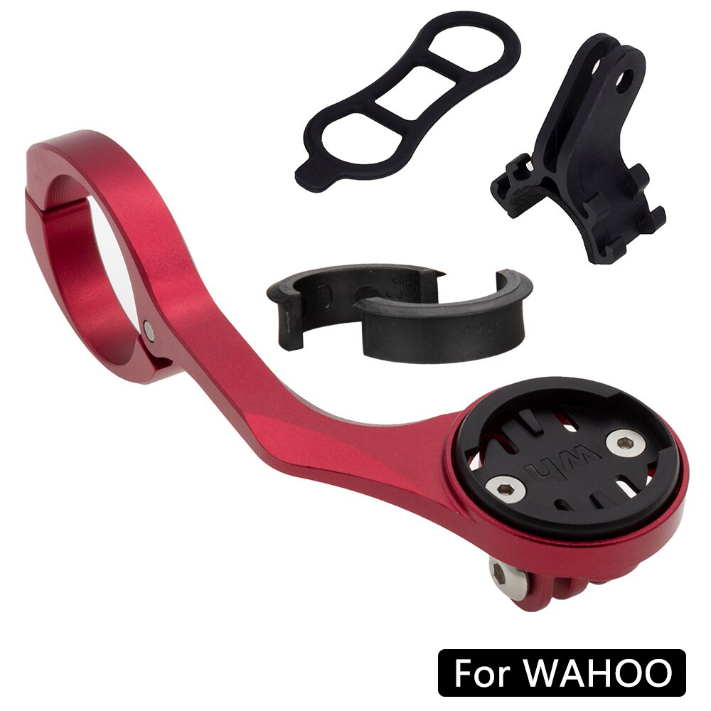 Bcycle Computer Odometer Wireless Support Extended Holder Camara Mount Bracket Handlebar Speedometer For GARMIN WAHOO BRYTON: WAHOO Red I