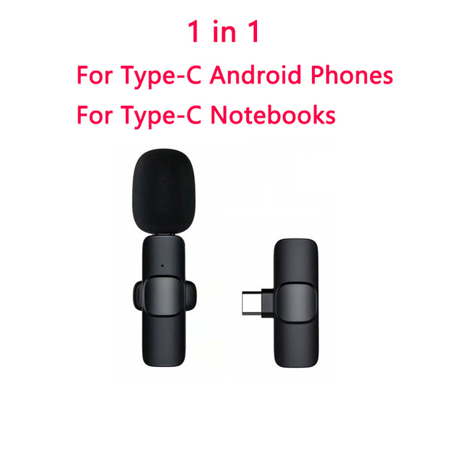Xiaomi Mijia Wireless Lavalier Microphone with Charging Box Audio Video Noise Cancel Record Plug-and-Play Mic for IOS Android: green