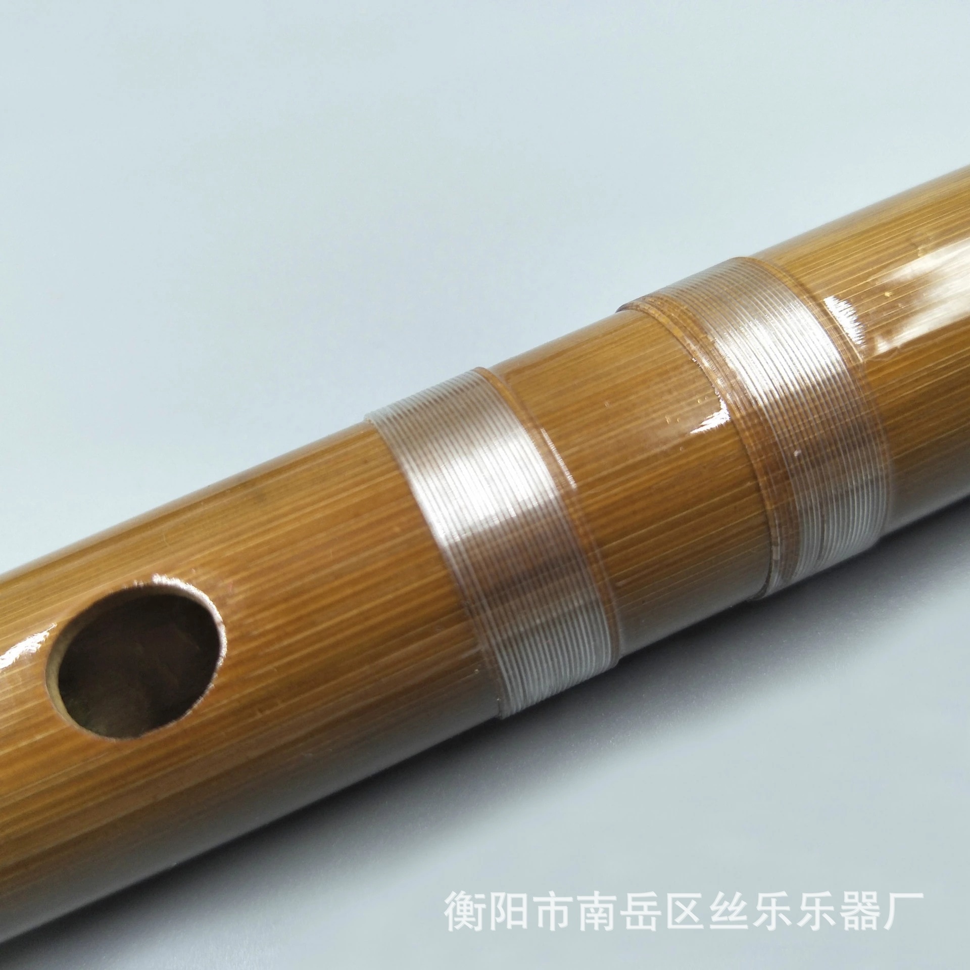 Double section flute student flute beginner introduction flute practice musical instrument bitter bamboo black bamboo transparen