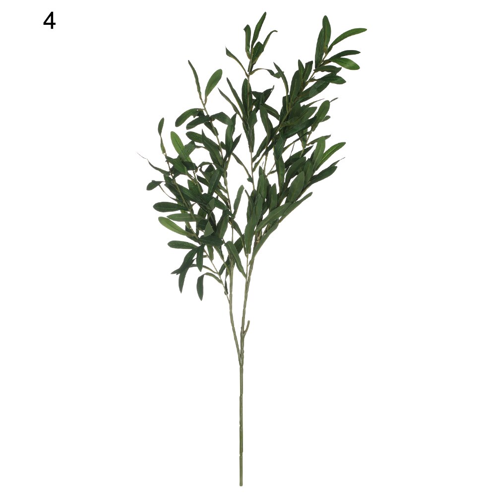 1pc 70cm folha de simulação de ramos de oliveira artificial com fruto de oliveira verde planta casa casamento ramo grinaldas decoração suprimentos: 70cm-04