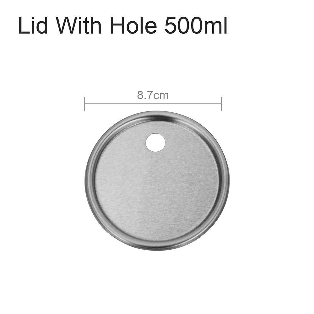 350/500ML Beer Cup Nordic Ins Metal Cactus Series Lovers Cup Durable Wine Cups Household Office Use Gargle Cups: Lid With Hole 500ml