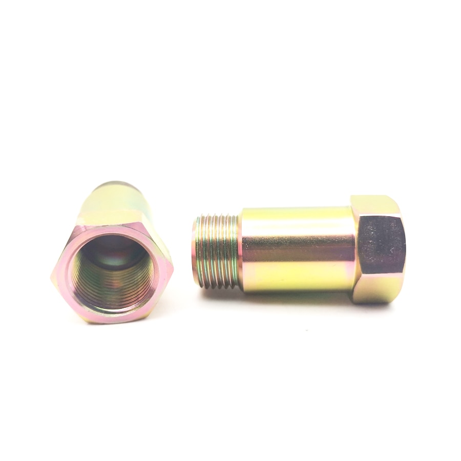 Universal M18 X 1.5 Straight 45mm O2 Oxygen Sensor Extension Spacer extender 2 pcs