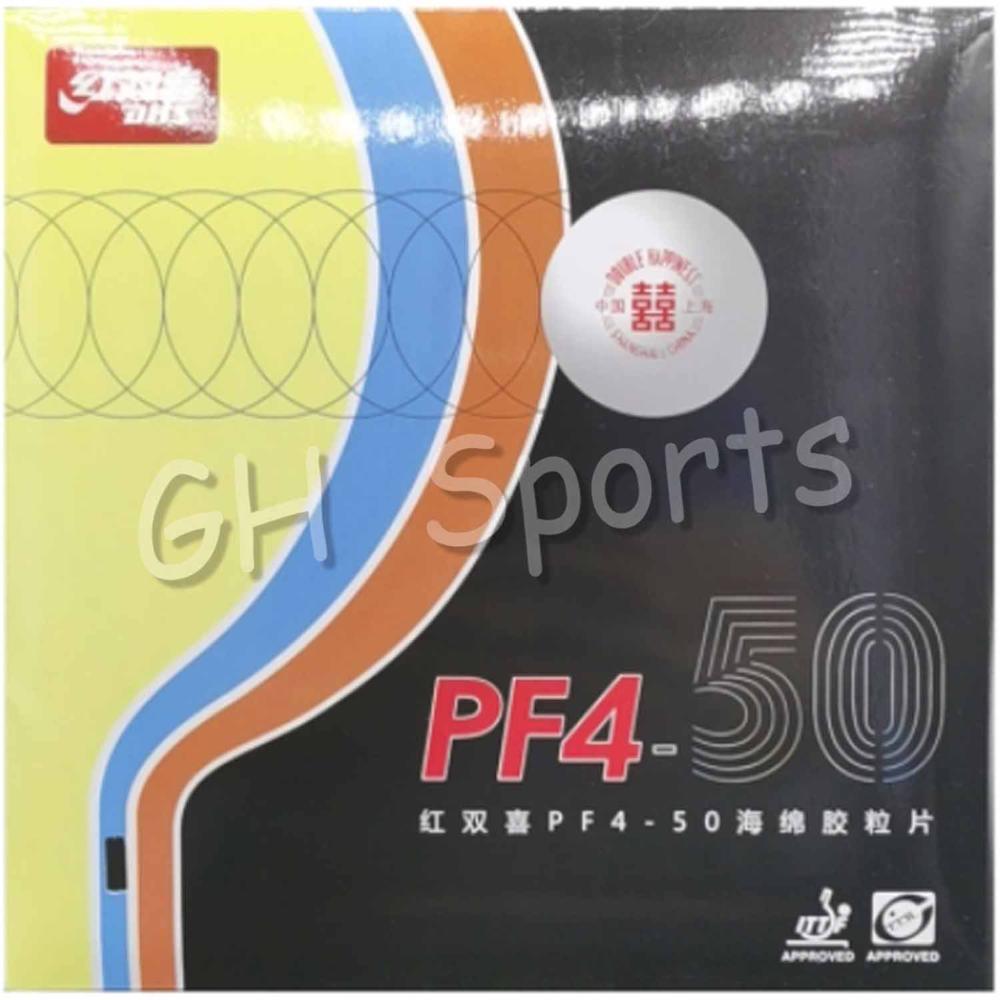 Original dhs PF4-50 tênis de mesa borracha para ping pong raquete de tênis de mesa esporte entretenimento