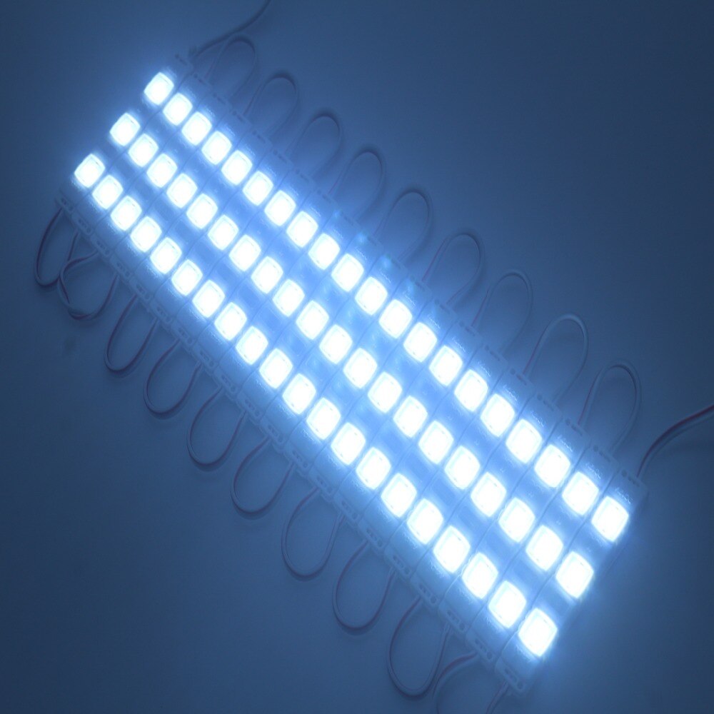 OSIDEN 100 STKS 5730 LED Module 12 V Spuitgieten Module Super Heldere Waterdichte IP65 rood/groen/blauw/geel/Roze/Warm wit