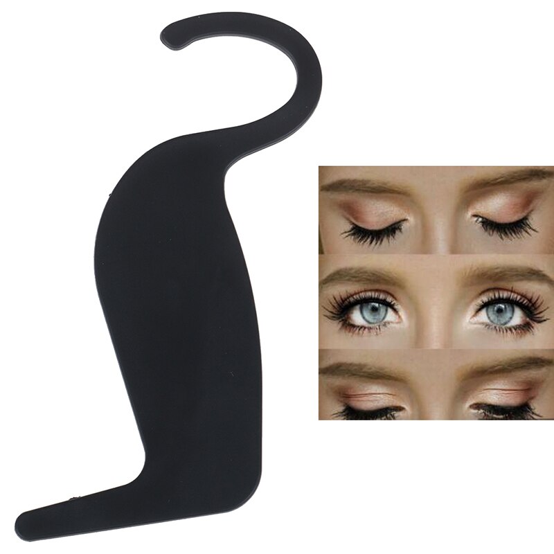 Multifunctionele Kat Eyeliner Kaart Make Contour Eye Liner Kaart Gereedschap Eye Eyeliner Stencil Modellen Wenkbrauw Shaper Template Tool