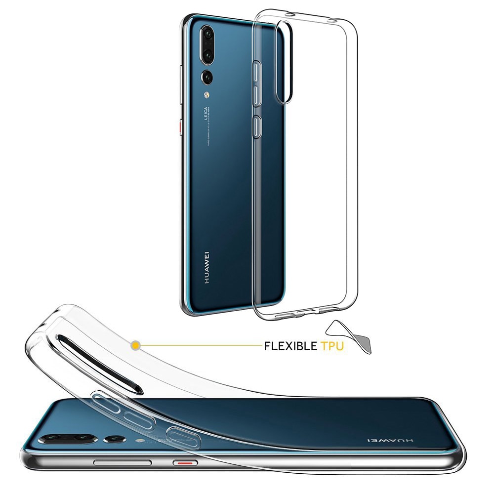 Ultra cienkie przezroczyste etui z tpu dla Huawei P20 P30 P10 lite mate 10 Pro P inteligentny przezroczysty silikon Case dla Huawei P8 P9 lite P7