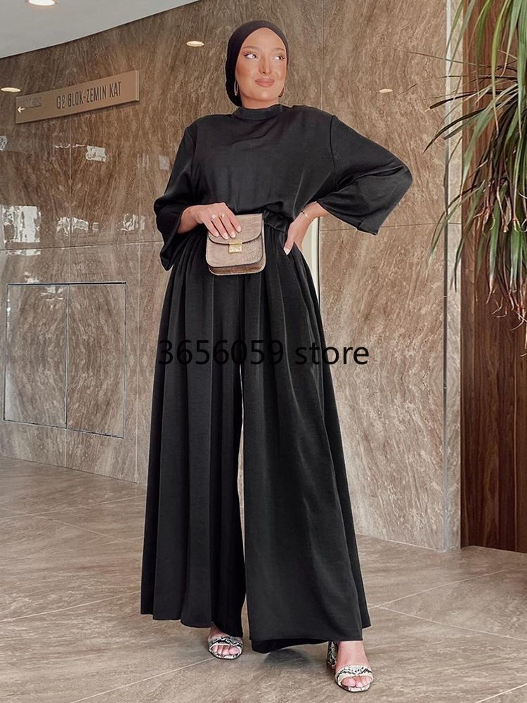 Ensemble musulman pour femmes, Kaftans, Abaya, pour Ramadan, Eid Mubarak, dubaï, turquie, Islam, arabe, vêtements modeste