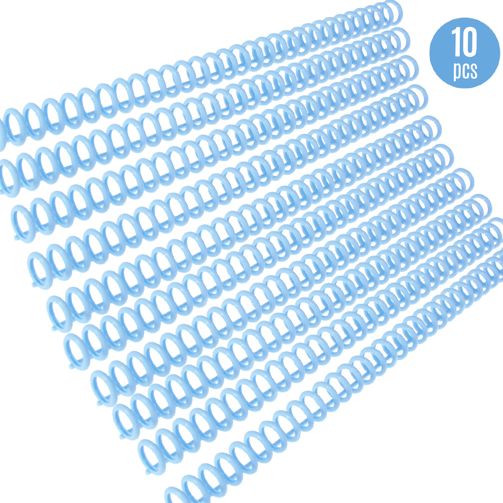 Kw-trio 10 stk plastik 30- hullers løse bladbindere ringbindende pigge kamme 85 ark kapacitet til diy papir notesbog album