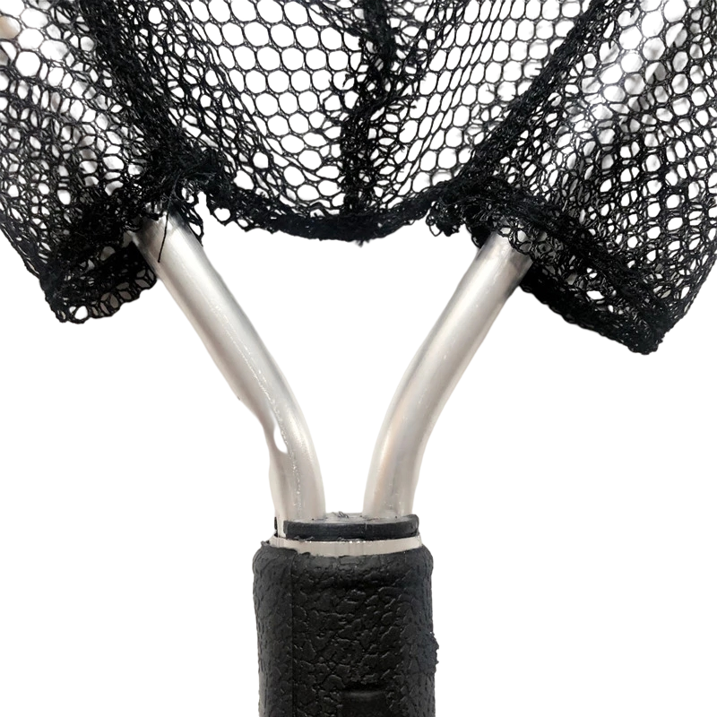 Fishing Net One-piece Aluminum Alloy Dip Net Sea Fishing Dense Eye Hand Dip Net Portable Cheat Dheet Net Bag