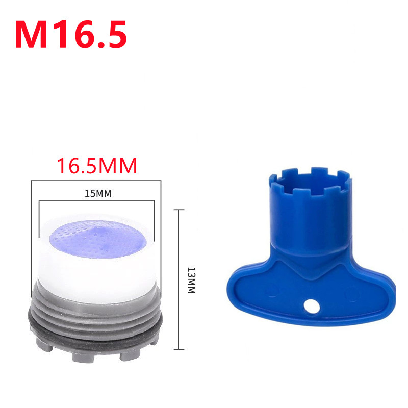 Faucet Aerator Replacement for Cache Aerators and Faucet Aerator Key Removal Tool Tap Aerators Flow Restrictor 16.5-24mm: WHITE