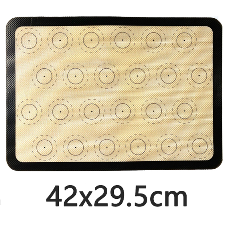 Siliconen Bakmat Non-stick Oven Vel Liner Bakkerij Keuken Bakvormen Accessoire Gereedschappen Gebak Macaron Pad Voor Koekjes: Blauw