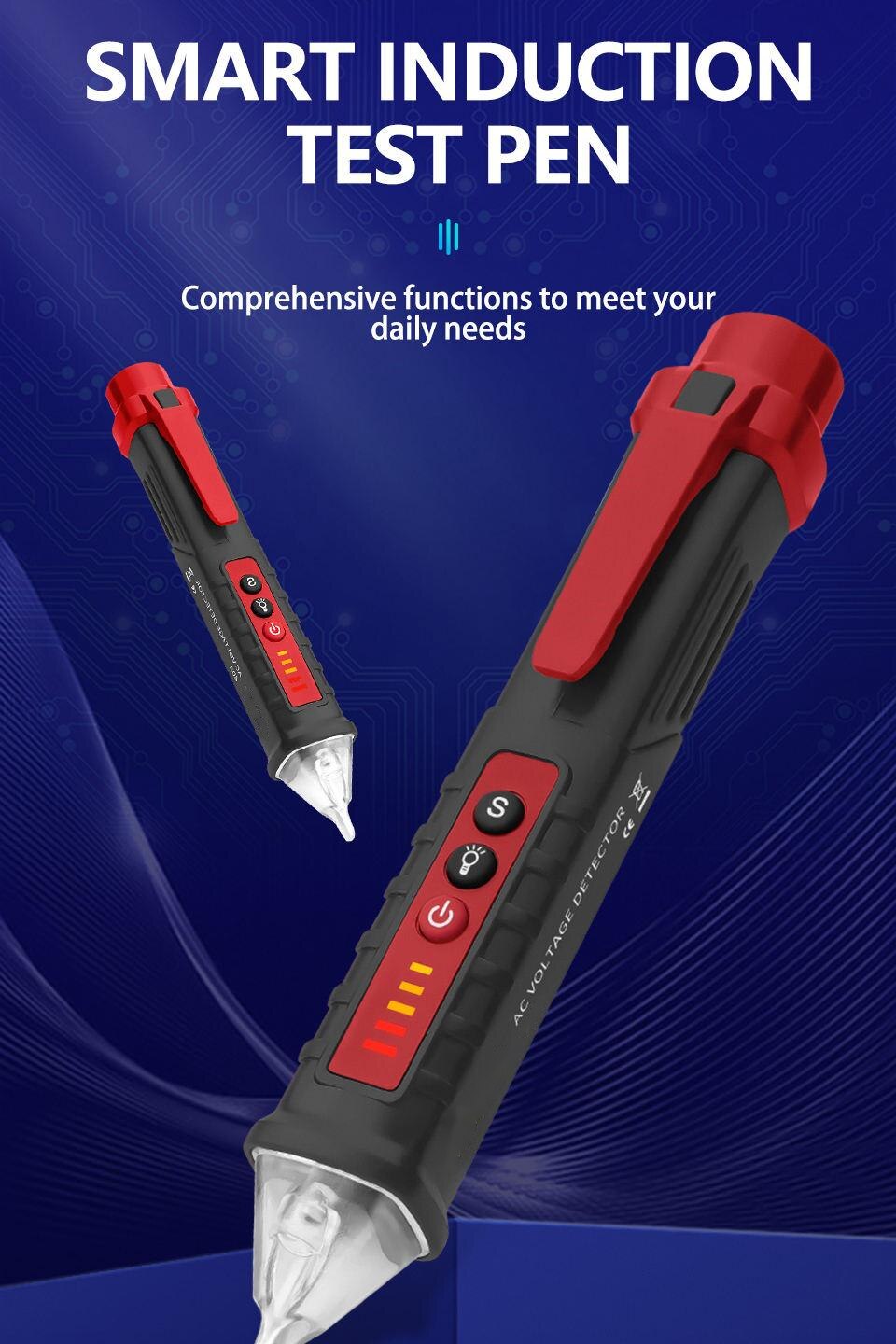 Non-Contact Voltage Detector Electrical Tools Voltage Tester AC Voltage Meter Breakpoint Finder 12-1000V