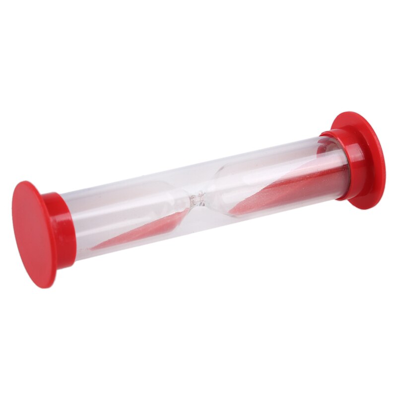 1 Minute Cute Plastic Sand Timer Red