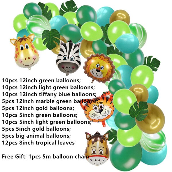 Multicolor Ballonnen Boog Garands Set Gold Party Ballonnen Baby Shower Kids Verjaardagsfeestje Levert Achtergrond Bruiloft Decoraties: 1