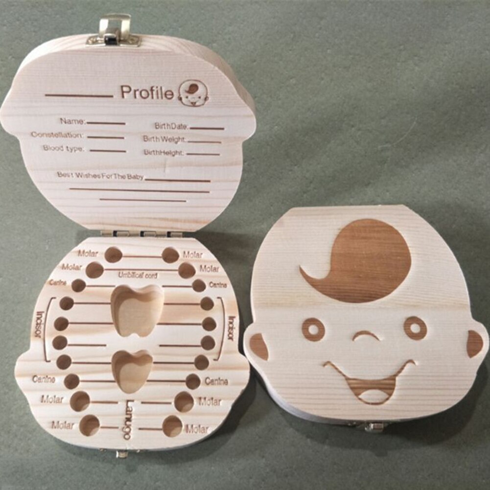 Baby Tanden Besparen Box Bespaar Organizer Melk Tand Opbergdoos Baby Kids Tanden Geheugen Opbergdozen Organizer