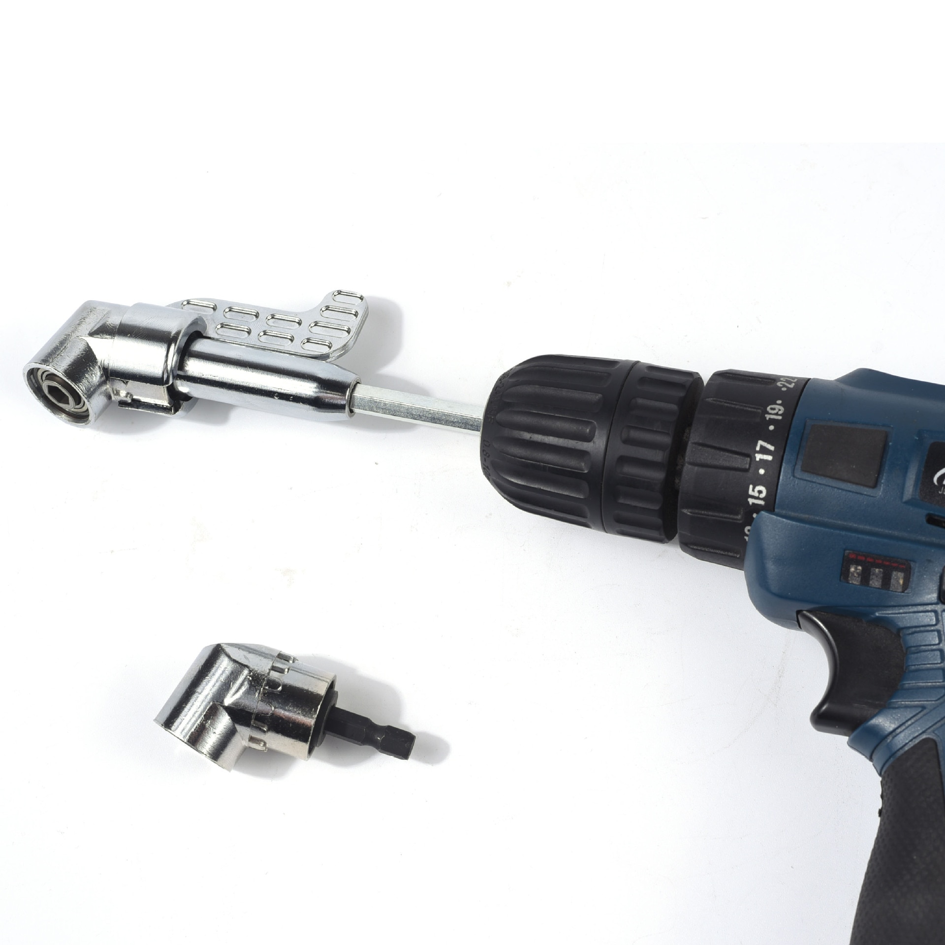 105 Graden Haakse Boor Schacht Quick Change Driver Boren Schroevendraaier Magnetische 1/4 Hex Socket Close Hoek Tool