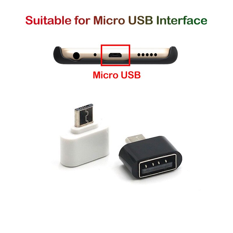 2 Stuks Usb Naar Micro Otg Adapter Voor Samsung Galaxy S6 S7 Rand A6 A7 A10 A11 J2 J4 J6 j8 J3 J5 J7 Core Micro Usb Otg Connector