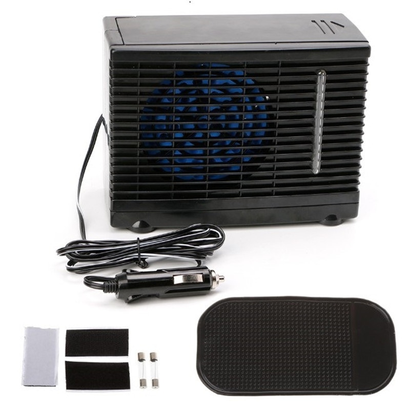 12V Auto Airconditioner 35W Zwarte Draagbare Mini Koelventilator Airconditioner Water Luchtkoeler # B1025