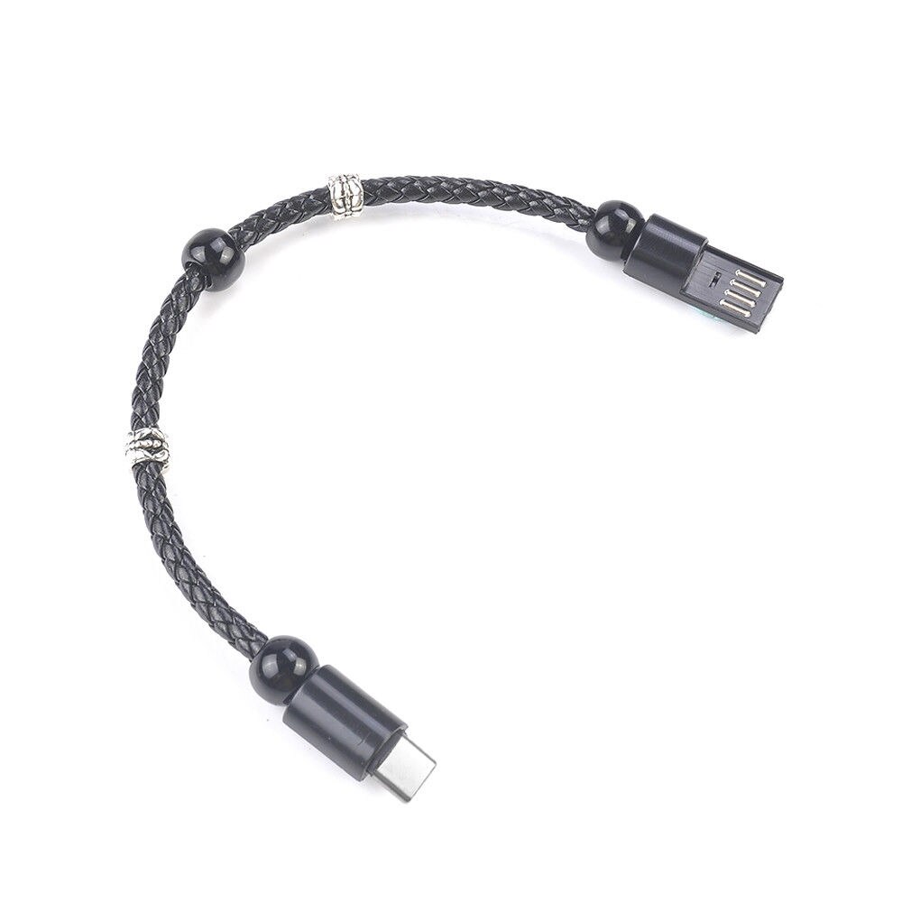 USB Data Cable Bracelet Charger Data Sync Cable Bracelet Wrist Strap for Android/Type-C/iPhone 12 for Samsung S6 S7 for Xiaomi
