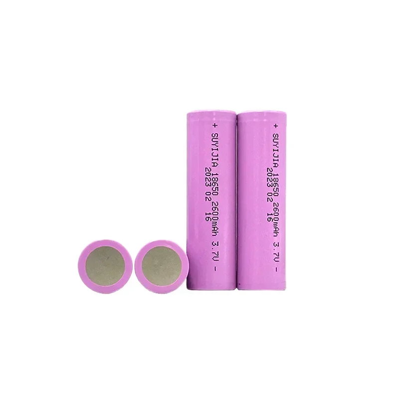 18650 3,7 V wiederaufladbarer Lithium-Akku, 2600 mAh, tatsächliche Kapazität für Taschenlampe, Spielzeug, Scheinwerfer, Gegensprechanlage, Ersatzakku