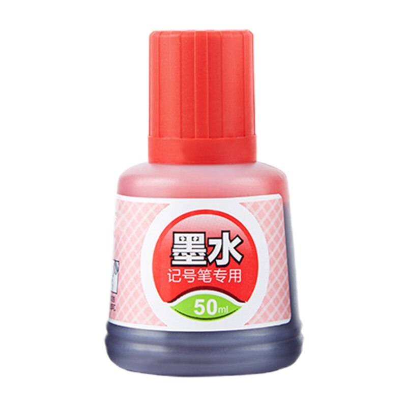 50ml Refill Ink Erasable Whiteboard Marker Pen Inks Instantly Dry Erasable Ink Refills Tool School Office Supplies 1 Bottle: Red