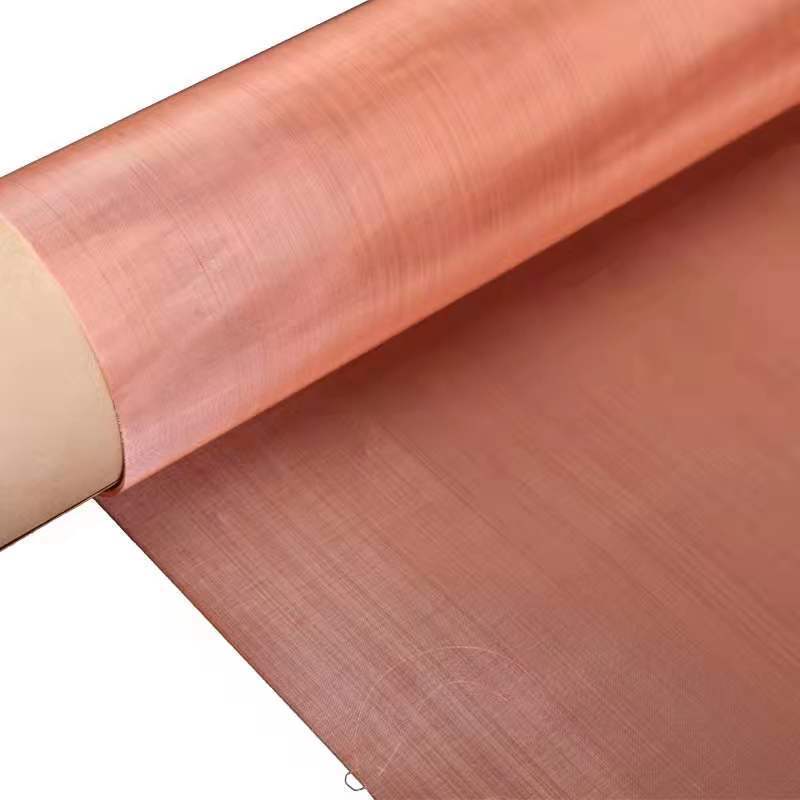 100x100cm Pure Copper Woven Wire 10-200 Mesh Shielding Fabric Metal Copper EMF Screen Anti Radiation Net Filter Lab Dental