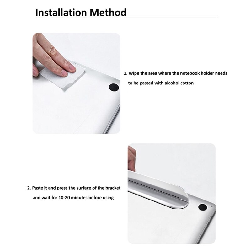 Foldable Laptop Stand Adjustable Aluminum Holder f... – Vicedeal