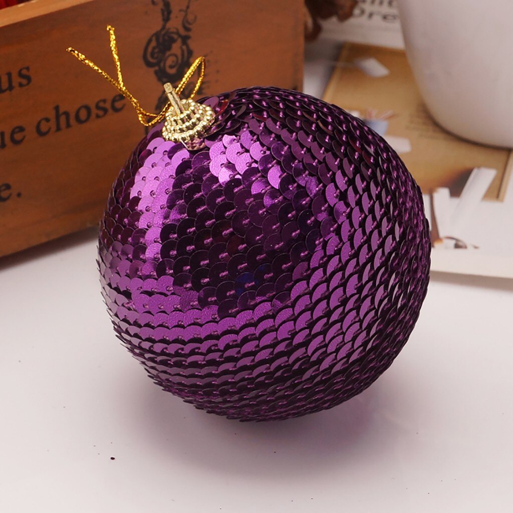 12 Pink Christmas Tree Baubles