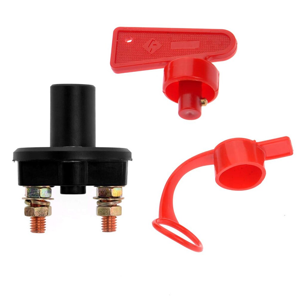 Truck Boat Car Battery Disconnect Switch Power Isolator Cut Off Kill Switch + Removable Key For Marine ATV AUTO Accessories