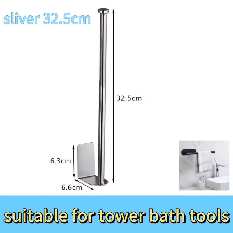 Kitchen Roll Paper Holder Stand Toilet Paper Holder Bathroom Towel Rack Without Drilling Roll Paper Dispenser Kitchen Towel Rack: Red