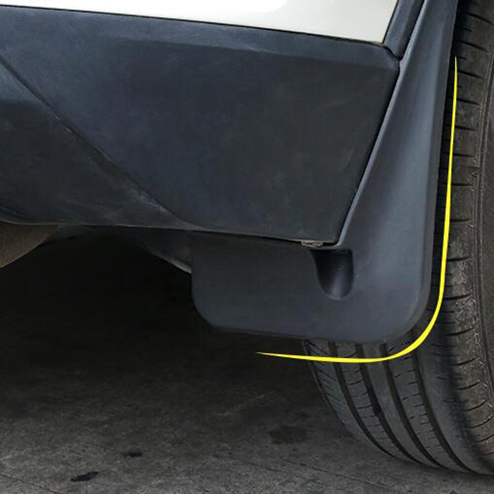 Til toyota chr tilbehør bil styling abs skærme stænkskærm beskyttende fender bildele