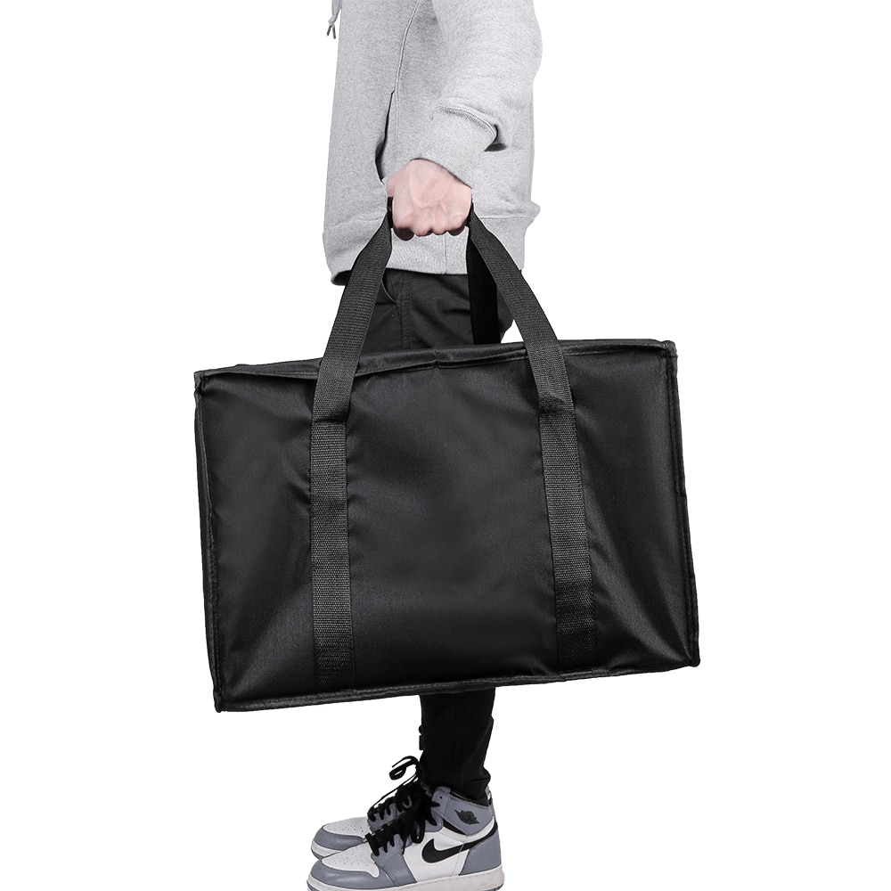 Isolert Matpose for Pizza & Burger - Stor Premium - 50x50x35.5cm - Forsterket Bunn