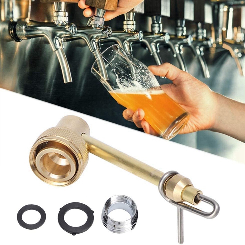 Øl vandhane jet carboy og ølflaske vaskemaskine messing jet flaske vaskemaskine vandhane adapter homebrew øl brygning flasker