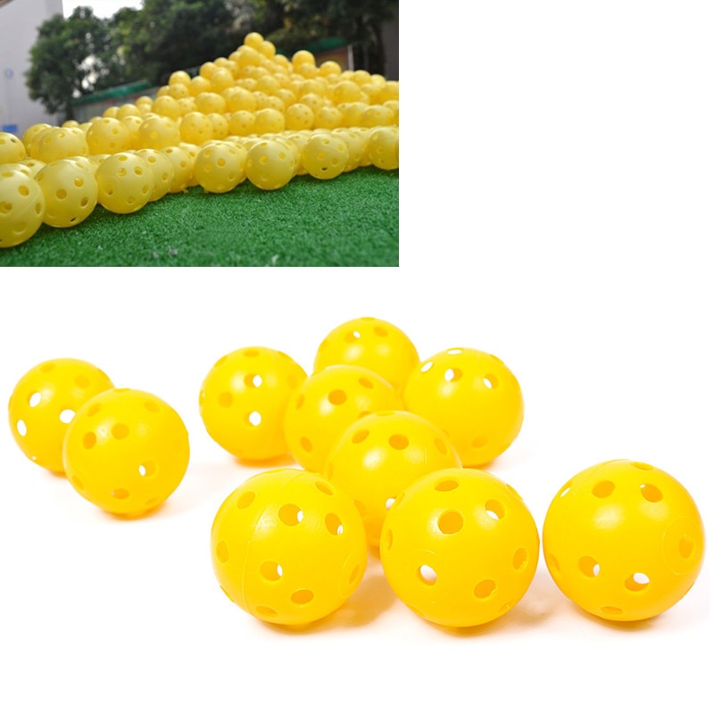 2/10Pcs Golf Balls Plastic Whiffle Airflow Hollow Golf Practice Sports Golf Accessories Balls Kids Childrem Playing Balls 4CM