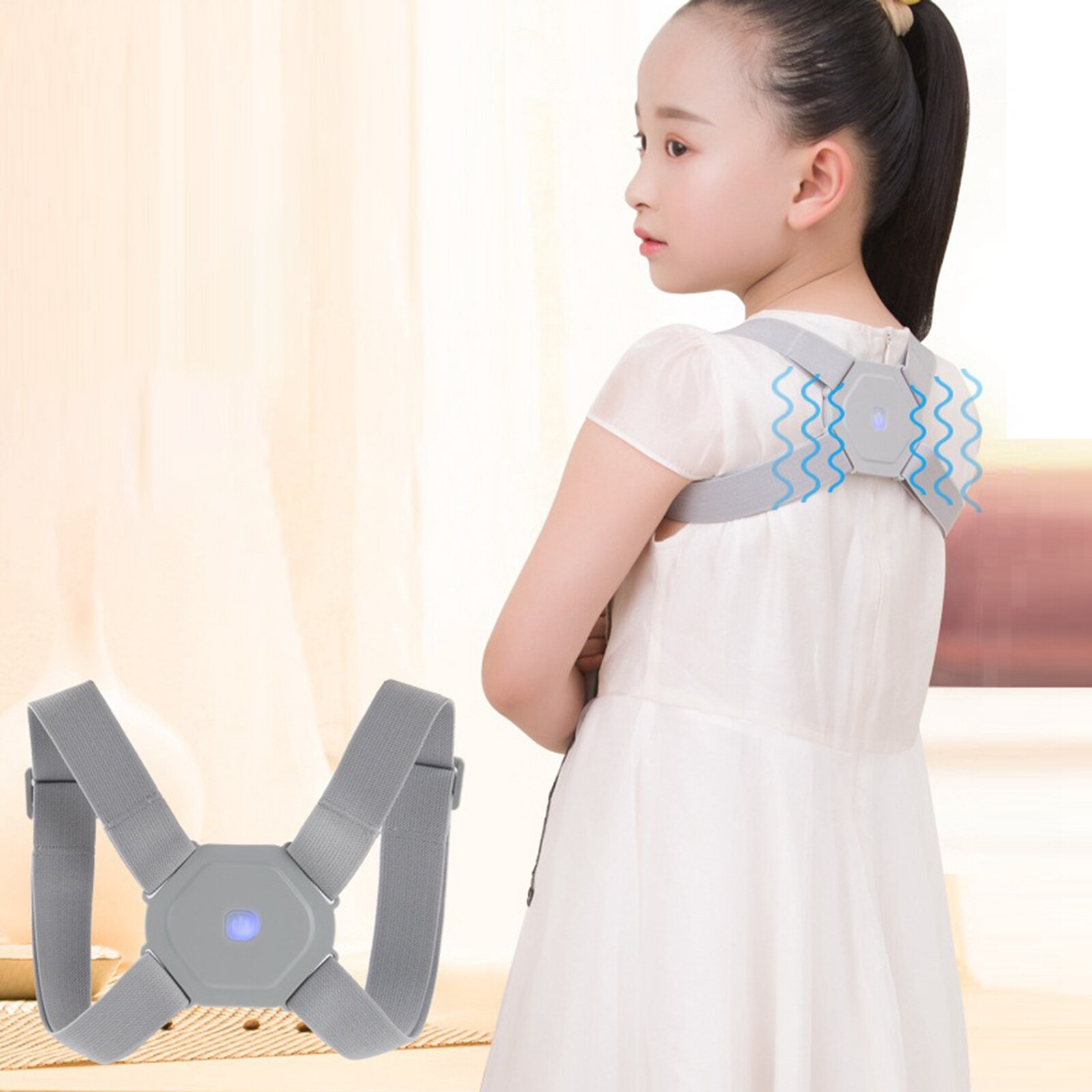 Electric Back Corrector Adjustable Posture Trainer Smart Back Brace Belt