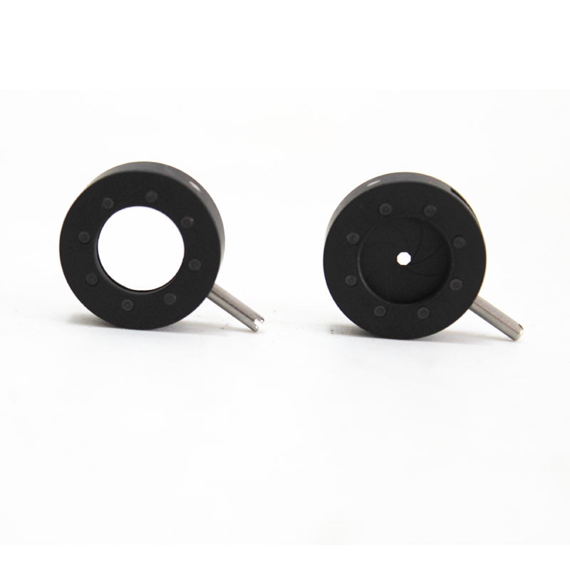 Adjustable Aperture 0.8-8mm Mechanical Iris Camera Microscope Optical Module Diaphragm