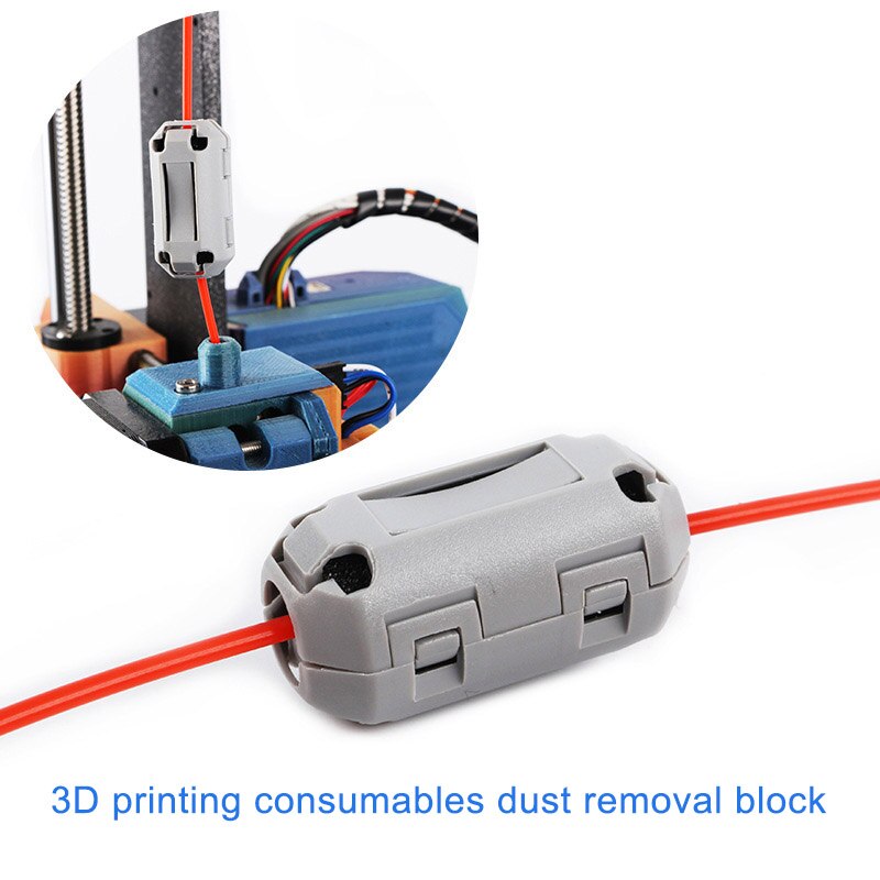 1.75/3.0mm Filament Filters Cleaner Blocks Flame Resistant Rubber Foam for PLA ABS PETG DJA99