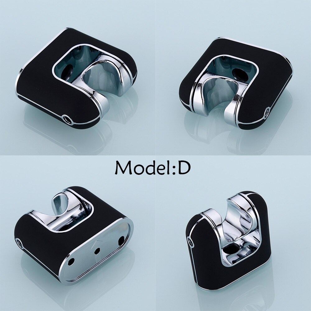 Matte Black ABS Adjustable Handheld Shower Holder Bracket Wall Mount