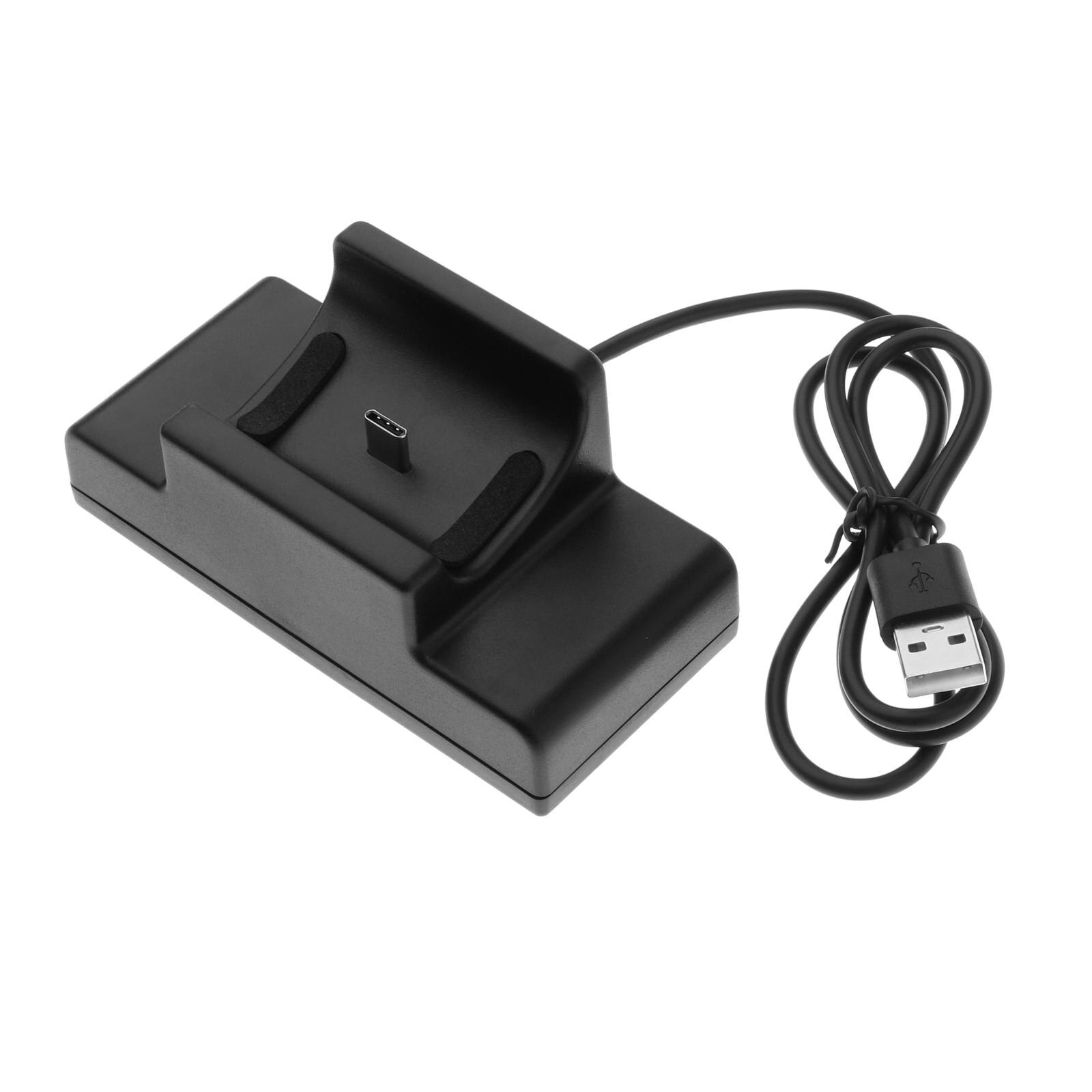 Controller Charger Dock for PS5, Charging Station for Sony 5 Controllers Black Charging Cradle