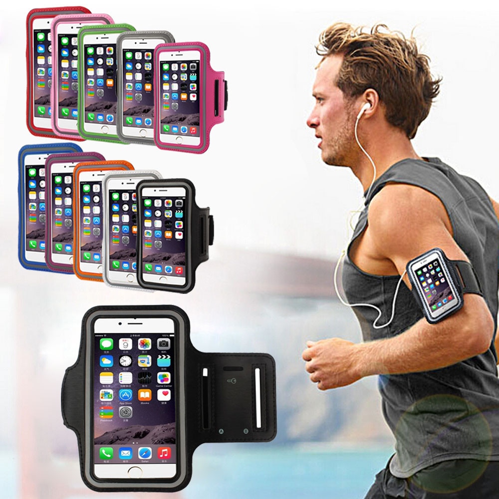 Armband 6.5 Inch Gym RunningJog Case Jogging Phone Arm band Holder Case on hand Comfortable breathable For Samsung S21 A72 A52