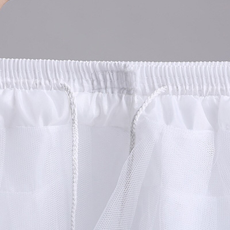 Yoliyolei girovita regolabile Flower Girls Underskirt Cosplay Party abito corto Lolita gonna Tutu di balletto sottoveste formato libero